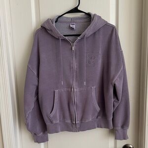 PINK Victoria's Secret Purple Hoodie Jacket